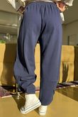 Gaberdine Shelby Barrel Pant Navy